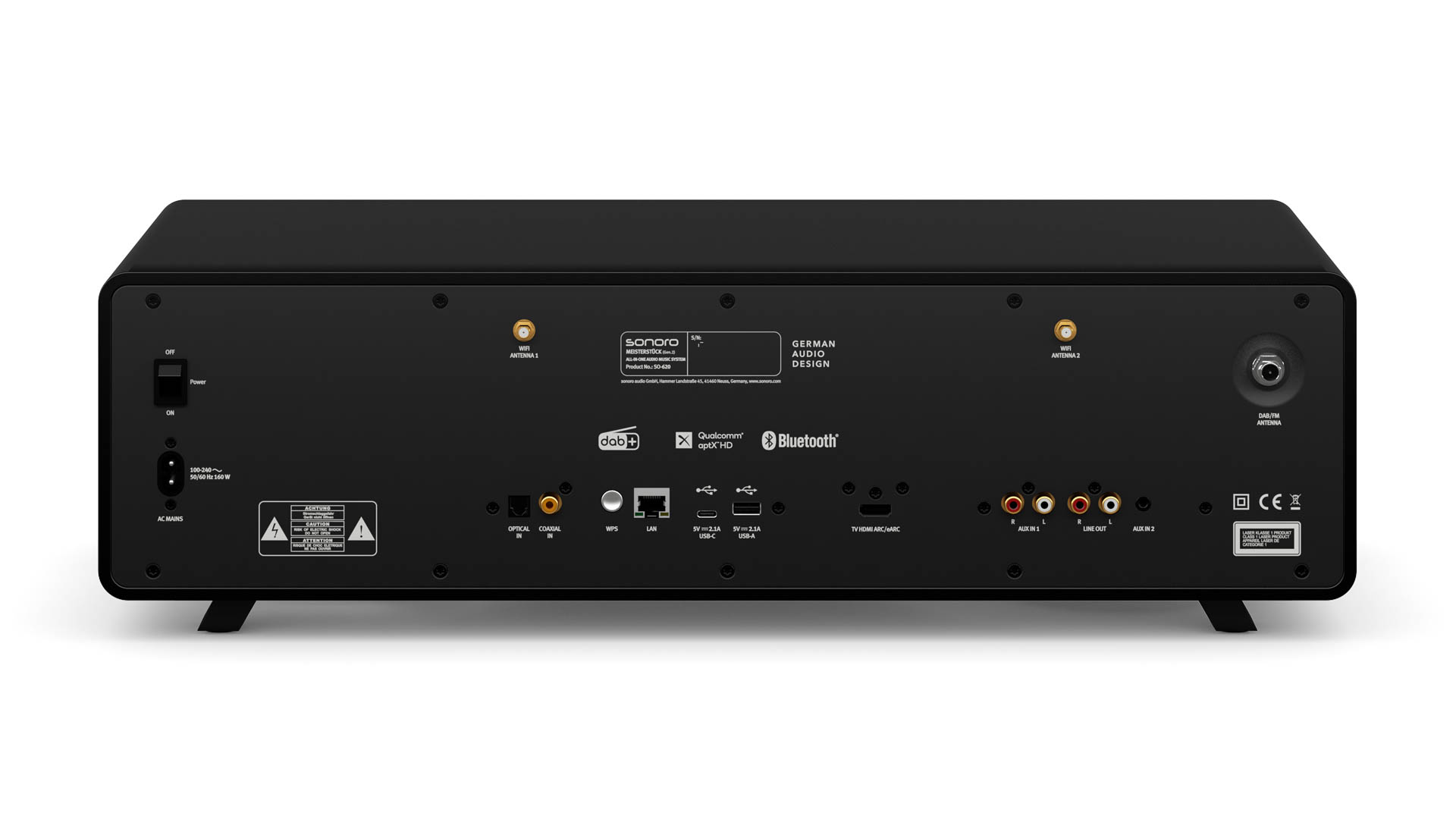 sonoro_MEISTERSTUeCK2_schwarz_matt_schraeg_hinten_schatten